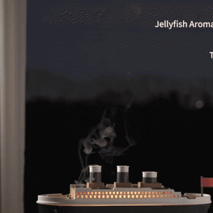 Jellyfish - Ship-Shaped Aroma Diffuser ناشر روائح عطرية على شكل سفينة - بتصميم قنديل البحر