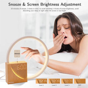 Smart Bedside Touch Lamp | مصباح السرير الذكي باللمس 💡⏰