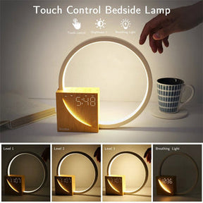 Smart Bedside Touch Lamp | مصباح السرير الذكي باللمس 💡⏰