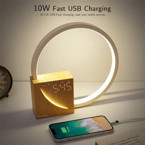 Smart Bedside Touch Lamp | مصباح السرير الذكي باللمس 💡⏰
