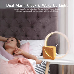 Smart Bedside Touch Lamp | مصباح السرير الذكي باللمس 💡⏰