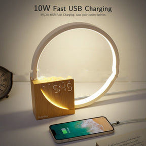 Smart Bedside Touch Lamp | مصباح السرير الذكي باللمس 💡⏰