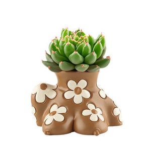 Body Art Flowerpot | وعاء نباتات بتصميم فني 🎨