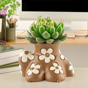 Body Art Flowerpot | وعاء نباتات بتصميم فني 🎨