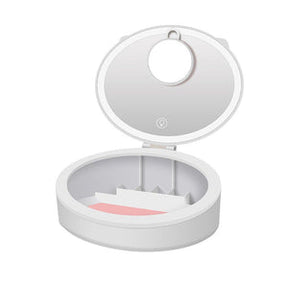LED Makeup Mirror Box | صندوق مرآة مكياج بضوء LED 💄✨