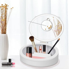 LED Makeup Mirror Box | صندوق مرآة مكياج بضوء LED 💄✨